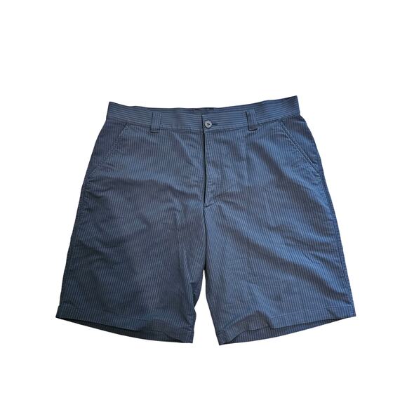 Under Armour Golf Shorts Men's 38 Navy Blue Chino Moisture Wicking Zip Fly 9" - Picture 1 of 5